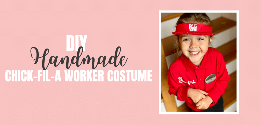 How To Make An Easy Kids Chick Fil A Employee Costume - A Crafty Concept
